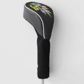 rood indiaan golfheadcover (Schuin)