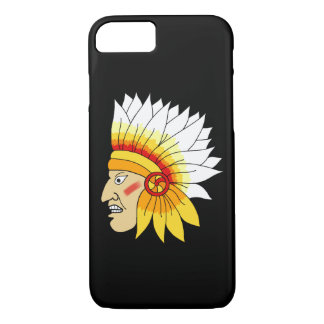 Rood Indiaas hoofd Case-Mate iPhone Case