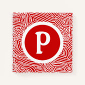 Rood Initiaal Notitieboek (Voorkant)