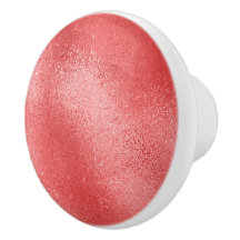 Rood-inktachtige textuur keramische knop