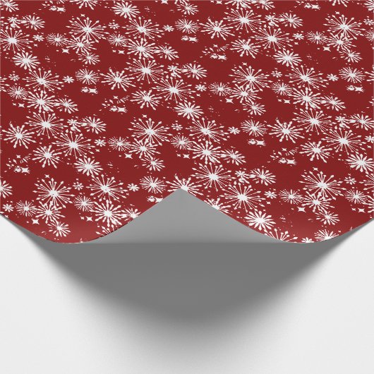 rood inpakken cadeaupapier (Hoek)