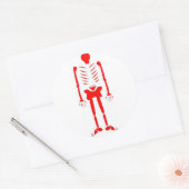 Rood is dood ronde sticker (Envelop)