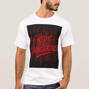 Rood is gevaarlijk t-shirt