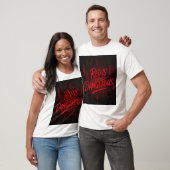 Rood is gevaarlijk t-shirt (Unisex)