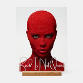 Rood Is Niet Stil Acryl Bord (Voorkant)