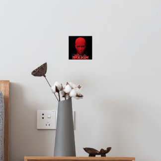 Rood Is Niet Stil Folie Afdrukken