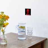 Rood Is Niet Stil Folie Afdrukken (Laag (Keuken))