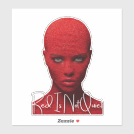 Rood Is Niet Stil Sticker