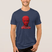 Rood Is Niet Stil Tri-Blend Shirt (Voorkant)