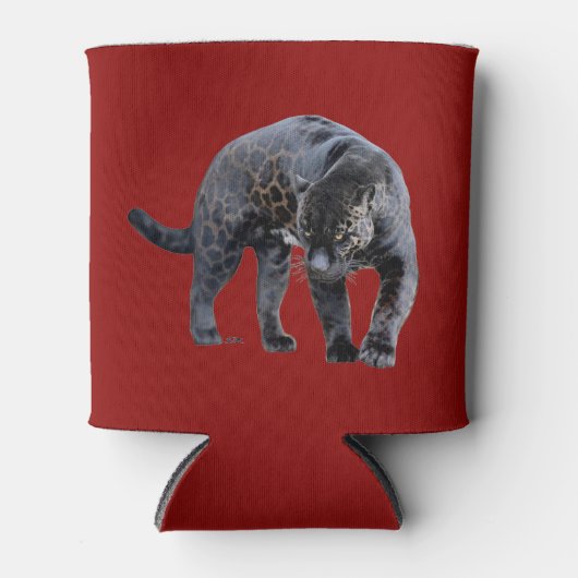 Rood Jaguar Diablo koelbox 2 Blikjeskoeler (Voorkant)