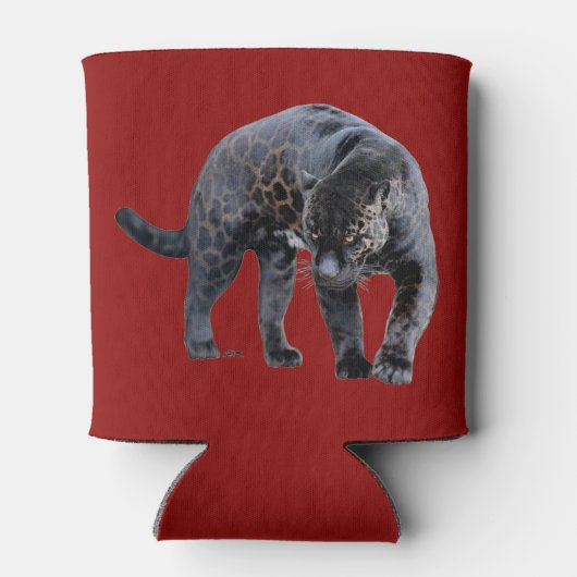 Rood Jaguar Diablo koelbox 2 Blikjeskoeler (Achterkant)