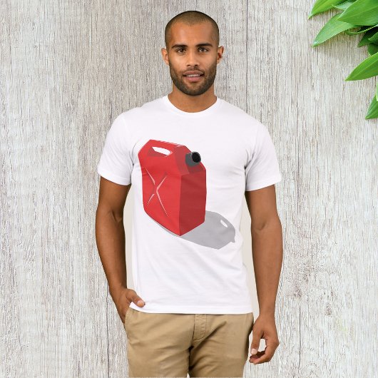 Rood jerricaans Mannen T-shirt