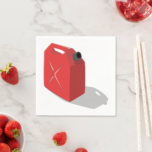 Rood Jerrican Papieren servetten