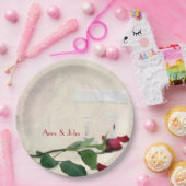 Rood Jubileum en Bord van papier van de partij (Feest)