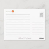 Rood Juice Recipe Briefkaart (Achterkant)