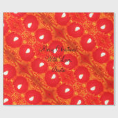 Rood kaarslicht voor lichte vlam cadeaupapier (Vlak)