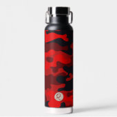 Rood kamo 2 Thor Copper Infused Water Flacon Waterfles (Voorkant)
