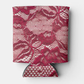 Rood kant: elastisch jacquard textiel. blikjeskoeler (Voorkant)