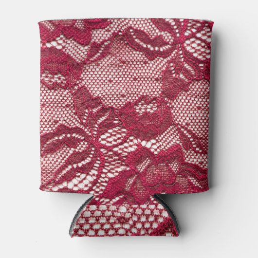 Rood kant: elastisch jacquard textiel. blikjeskoeler (Voorkant)