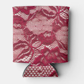 Rood kant: elastisch jacquard textiel. blikjeskoeler (Voorkant)