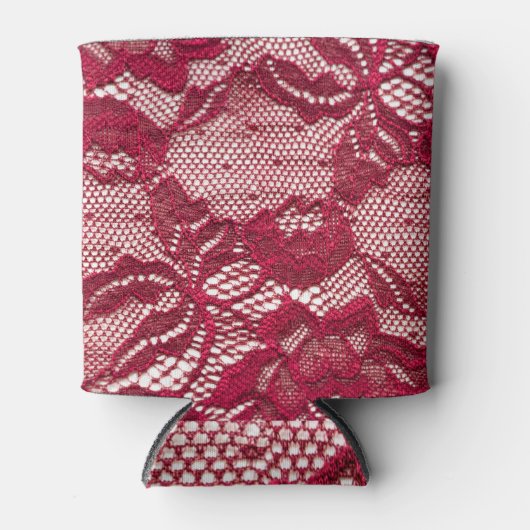 Rood kant: elastisch jacquard textiel. blikjeskoeler (Voorkant)