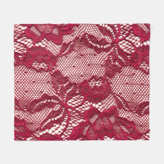 Rood kant: elastisch jacquard textiel. fleece deken (Voorkant (Horizontaal))