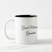 Rood kardinaal en pijnbomen tweekleurige koffiemok (Links)