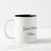 Rood kardinaal en pijnboom tweekleurige koffiemok (Links)