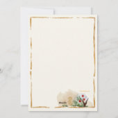 Rood kardinaal kerstfeest Kaart (Achterkant)