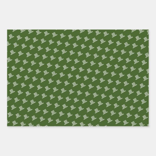 Rood kardinaal kerstpakket gecoördineerd inpakpapier vel (Voorkant 3)