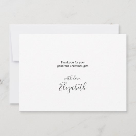 Rood kardinaal Modern Script Love and Bedankt Holi (Achterkant)