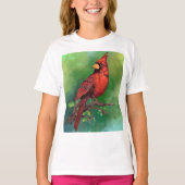 Rood kardinaal T-shirt (Voorkant)