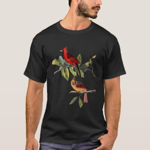 Rood Kardinaal Vogel Mannelijk Vrouw Voor Kardinaa T-shirt