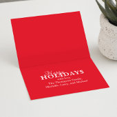 Rood kardinaal winterbos feestdagen kaart