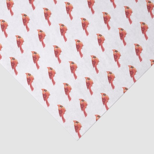 rood kardinaalgehalte-papier tissuepapier (Detail)