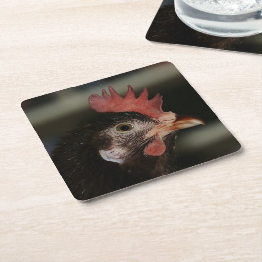 Rood Kartonnen Onderzetters (Schuin)