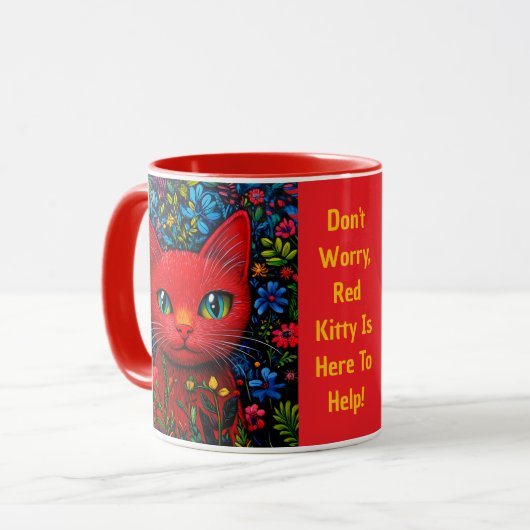 Rood Kat Mok (Voorkant links)