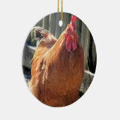 Rood Keramisch Ornament (Rechts)