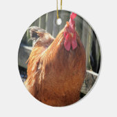 Rood Keramisch Ornament (Links)