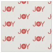 Rood Kerst Krijt Patroon Stof (Close Up)