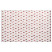 Rood Kerst Krijt Patroon Stof (Fat Quarter)