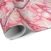 Rood kerst met collage TRes Cadeaupapier (Rol Hoek)