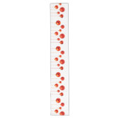 Rood kerstbal Balls decoratiefoto Lange Tafelloper (Voorkant)