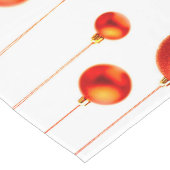 Rood kerstbal Balls decoratiefoto Lange Tafelloper (Hoek)