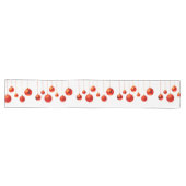 Rood kerstbal Balls decoratiefoto Lange Tafelloper (Horizontaal)
