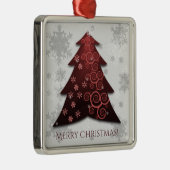 Rood kerstboomkeramisch Ornament (Rechts)