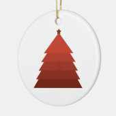 Rood kerstboomkeramisch Ornament (Links)