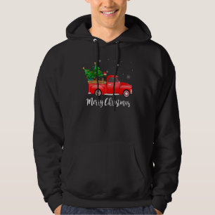 Rood kerstboomkoorts rand terrier Ruck Hoodie