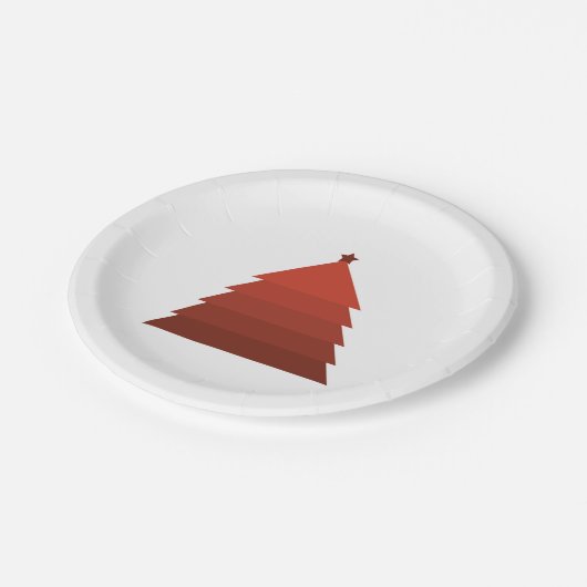 Rood kerstboompapier Bord (Gekanteld)