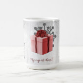 Rood kerstcadeau-feestdag Mok (Center)